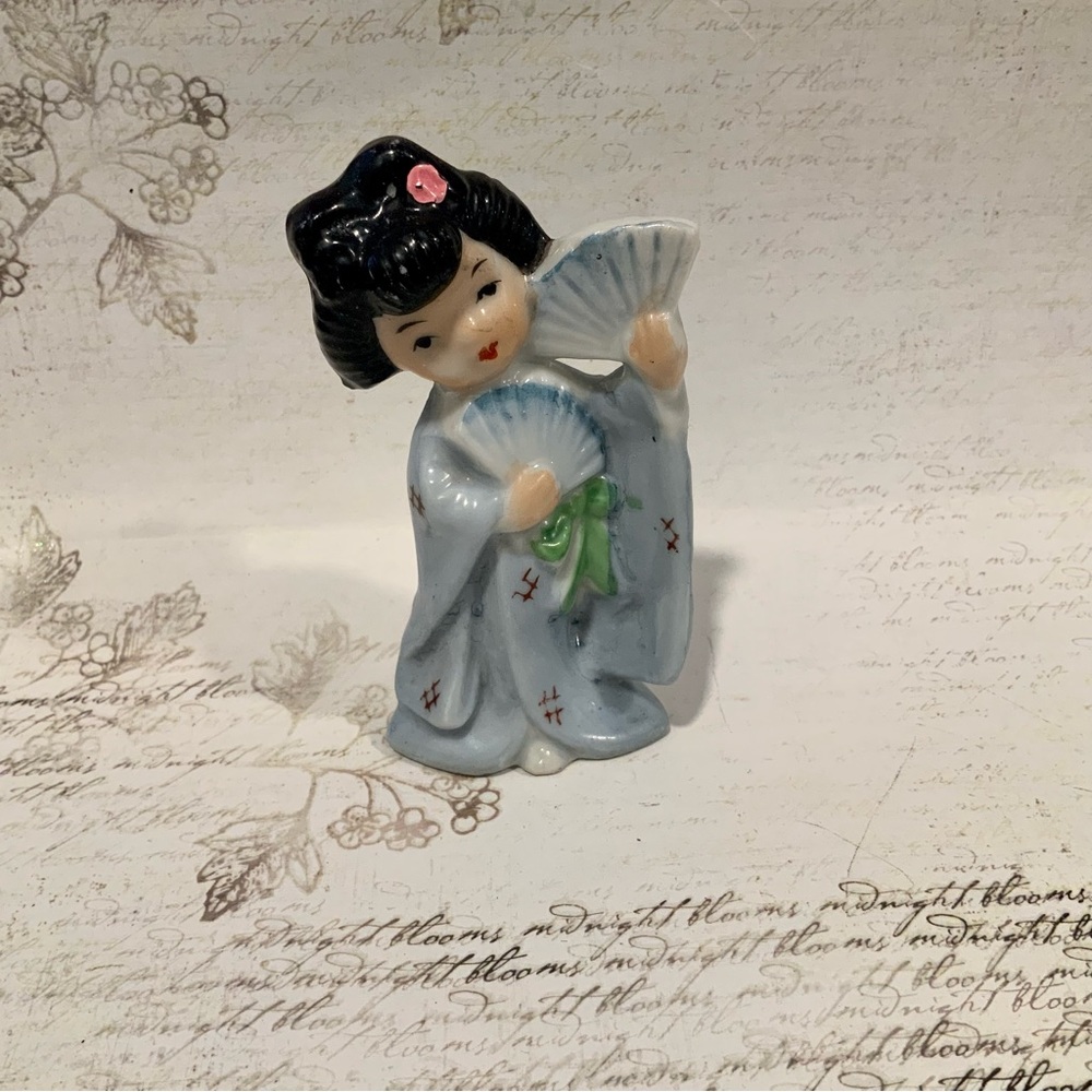 Vintage Geisha Girl Ceramic Made In Japan